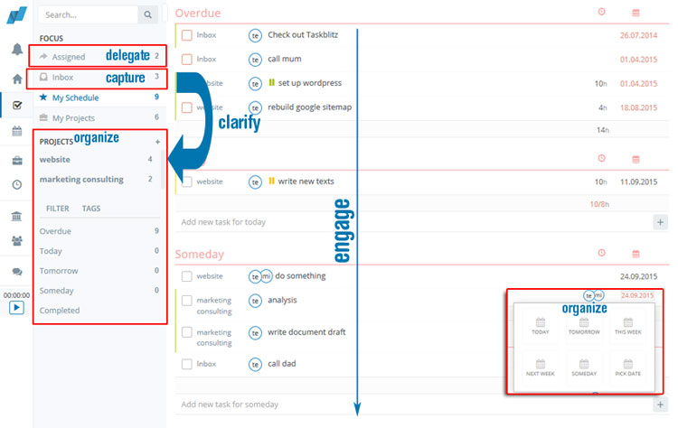 tb gtd GTD using taskblitz